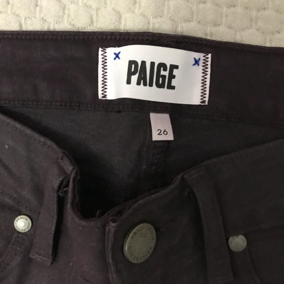 Paige Verdugo Luxe-Coated Ultra-Skinny Ankle Jeans - Picture 7 of 10